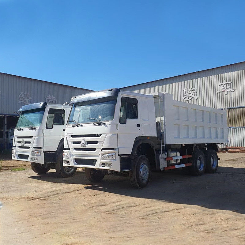 2 Επιστροφή μεταφοράς αυτόματο παράθυρο Sinotruck Howo 371 375 Χρησιμοποιούμενο φορτηγό Tipper φορτηγό Dump Truck