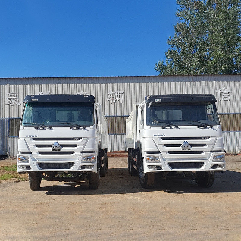 2 Επιστροφή μεταφοράς αυτόματο παράθυρο Sinotruck Howo 371 375 Χρησιμοποιούμενο φορτηγό Tipper φορτηγό Dump Truck