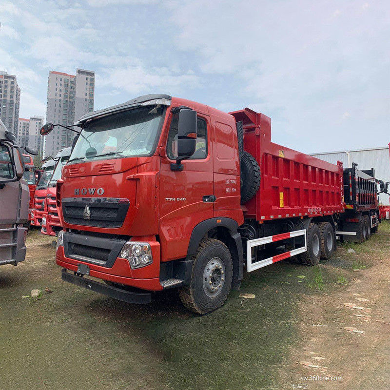 5.3-6.2M μήκος δεξαμενής φορτίου κινεζικό μεταχειρισμένο Sinotruk Howo 6x4 371hp φορτηγά σκουπιδιών