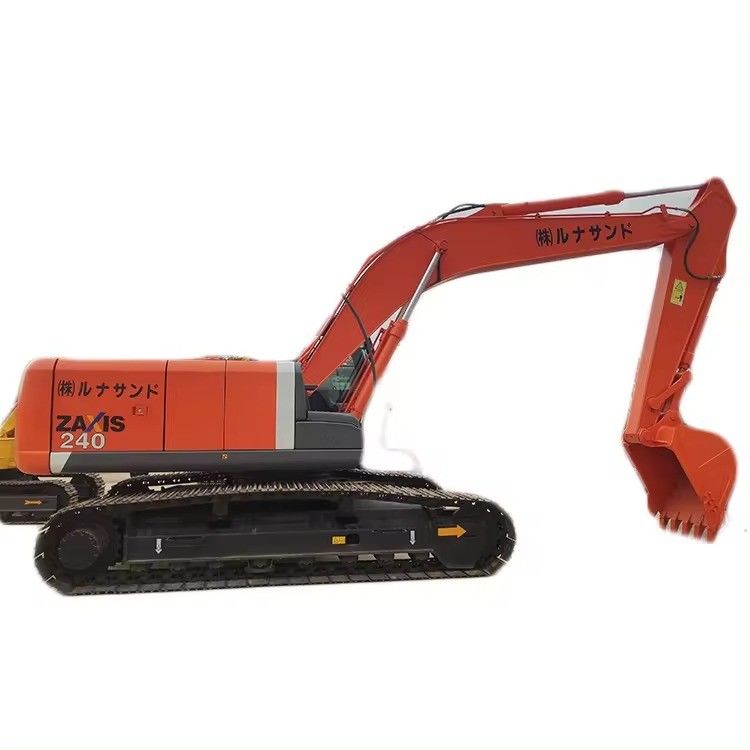 90% Χρησιμοποιούμενος εκσκαφέας ZX240 Hitachi με πρωτότυπο κινητήρα και υδραυλικό σύστημα