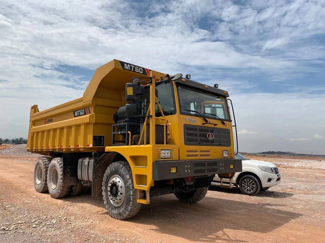 2 Reverse Shift MT60 MT86 MT106 Mining Truck 6X4 60-70 Ton Πληροφοριακό φορτίο Off Road Tipper Truck