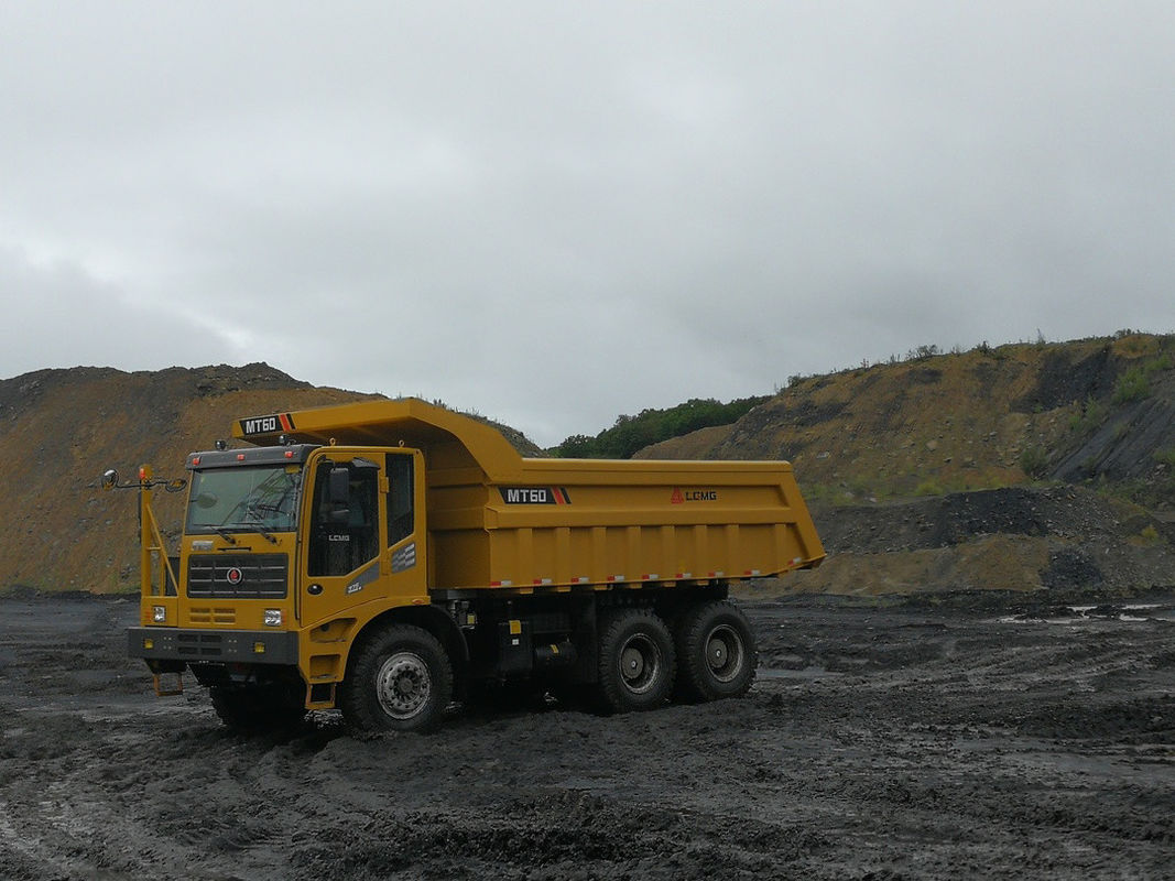 2 Reverse Shift MT60 MT86 MT106 Mining Truck 6X4 60-70 Ton Πληροφοριακό φορτίο Off Road Tipper Truck