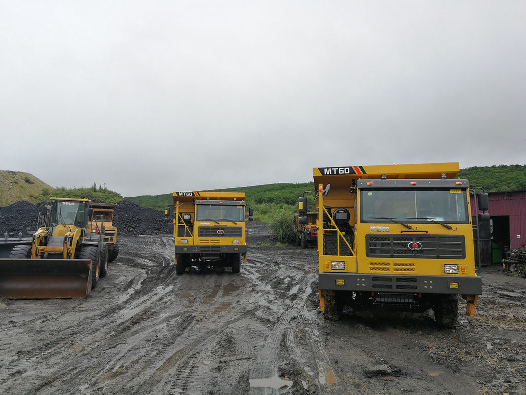 2 Reverse Shift MT60 MT86 MT106 Mining Truck 6X4 60-70 Ton Πληροφοριακό φορτίο Off Road Tipper Truck
