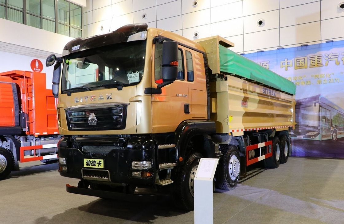 24 κυβικά μέτρα φορτηγό βυθιστήρα για Sinotruck Howo 12 τροχούς Euro 5 Rhd 50tons 8x4