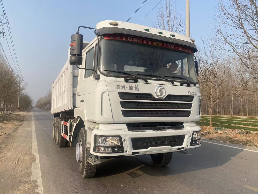 6x4 Ανακαινισμένο 380hp Shacman Dump Truck για Μηχανική Μεταφορά σε προσιτή τιμή