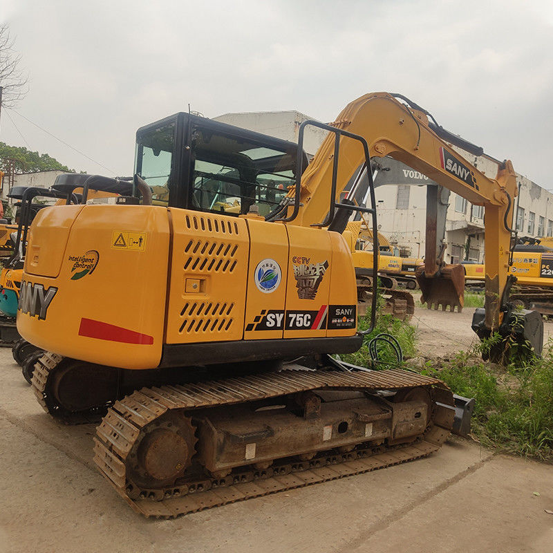 7.5 τόνων Sany Excavator Machine για βαρύ εξοπλισμό Crawler και άλλο υδραυλικό σύστημα
