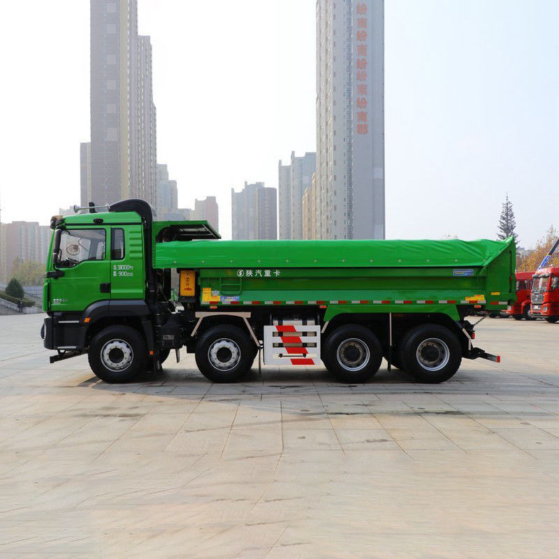 Shacman F3000 8x4 φορτηγό απορριμμάτων με κατεβάστρα στην Τανζανία Εγχειριτικό παράθυρο και διαστάσεις L x W x H