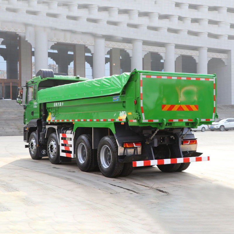 Shacman F3000 8x4 φορτηγό απορριμμάτων με κατεβάστρα στην Τανζανία Εγχειριτικό παράθυρο και διαστάσεις L x W x H