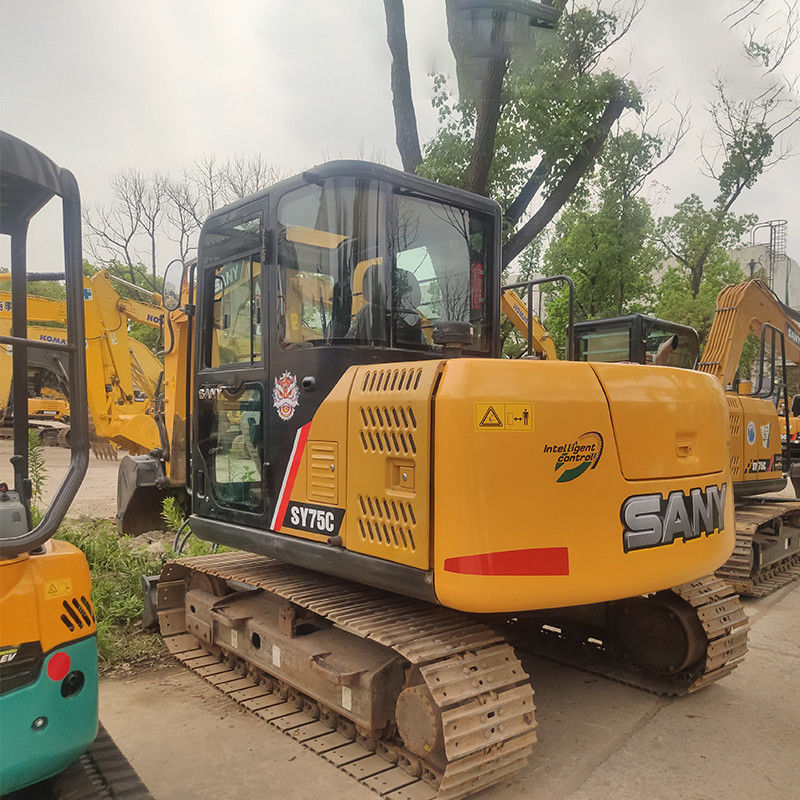 7.5 τόνων Sany Excavator Machine για βαρύ εξοπλισμό Crawler και άλλο υδραυλικό σύστημα