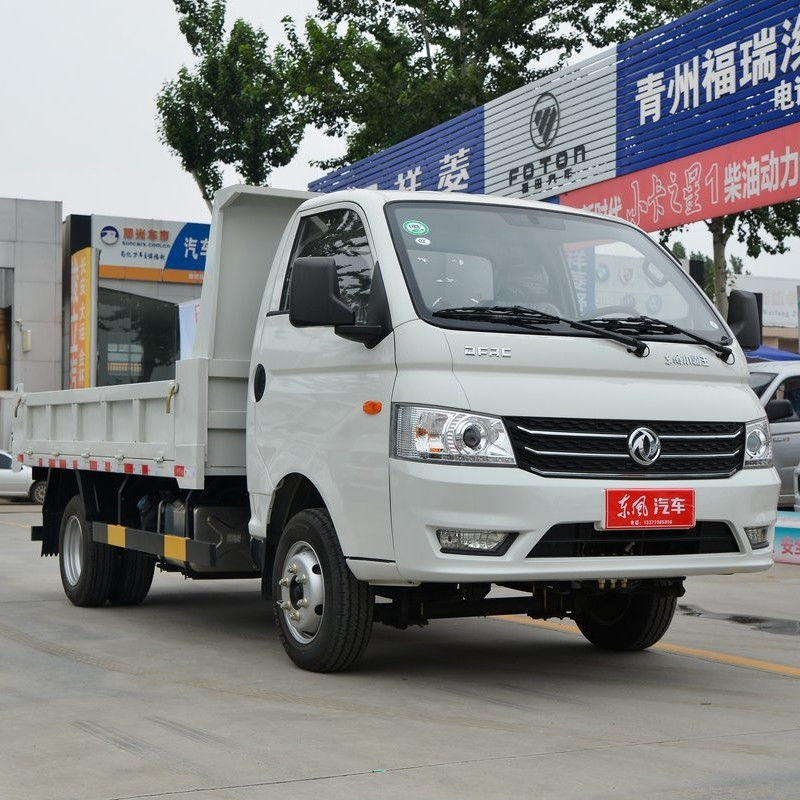 Χρησιμοποιούμενο Dongfeng W17 102hp Αριστερή κίνηση 2 θέσεις 2 αερόσακοι Μία σειρά 4 * 2 ελαφρύ φορτηγό