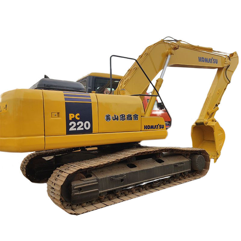 20 τόνων Komatsu PC200 μεταχειρισμένη εκσκαφέας με 2000 ώρες εργασίας και 0.9CBM κουβά