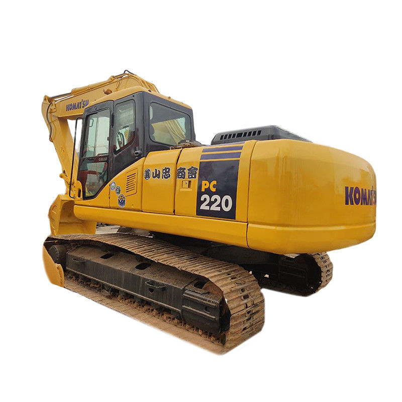 20 τόνων Komatsu PC200 μεταχειρισμένη εκσκαφέας με 2000 ώρες εργασίας και 0.9CBM κουβά