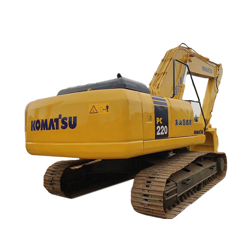20 τόνων Komatsu PC200 μεταχειρισμένη εκσκαφέας με 2000 ώρες εργασίας και 0.9CBM κουβά