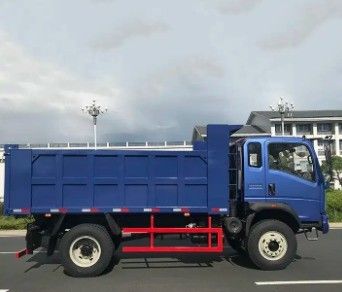 2 Επιβάτες Yunnei Μηχανή Sinotruk HOMAN 4*2 Μίνι Τριππερ Τρακ 8-12 Τόνων Ελαφρύ Τρακ