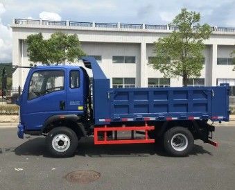 2 Επιβάτες Yunnei Μηχανή Sinotruk HOMAN 4*2 Μίνι Τριππερ Τρακ 8-12 Τόνων Ελαφρύ Τρακ