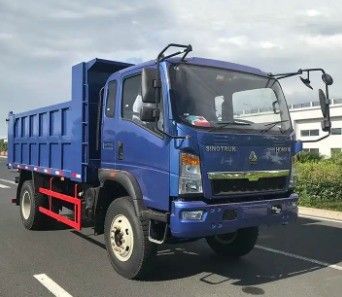 2 Επιβάτες Yunnei Μηχανή Sinotruk HOMAN 4*2 Μίνι Τριππερ Τρακ 8-12 Τόνων Ελαφρύ Τρακ