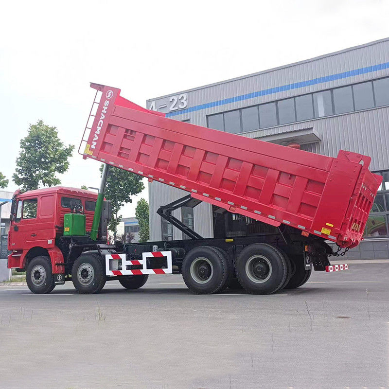 380hp Shacman Dump Truck 4x2 6x4 8x4 Χρησιμοποιούμενο φορτηγό τύππερ με αριθμό 10 μπροστά