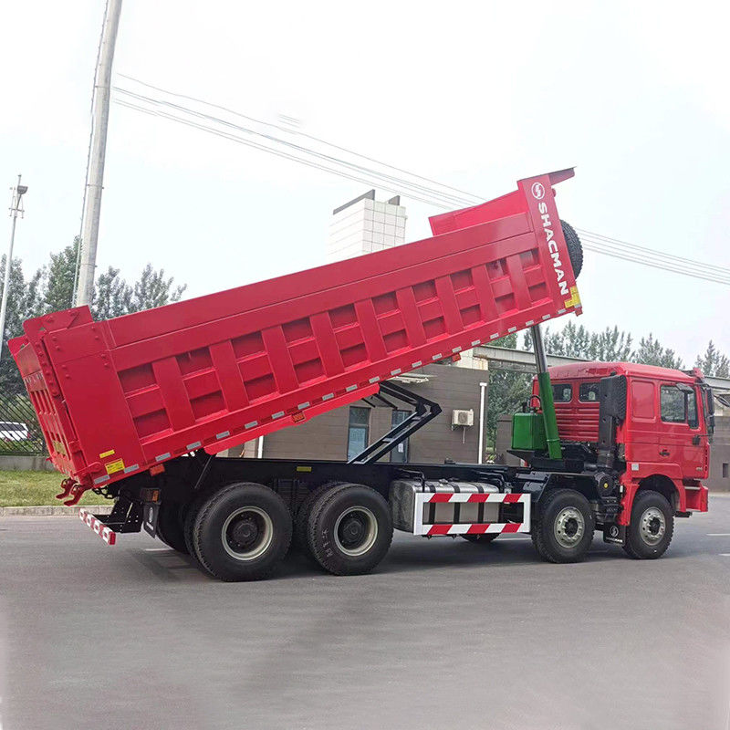 380hp Shacman Dump Truck 4x2 6x4 8x4 Χρησιμοποιούμενο φορτηγό τύππερ με αριθμό 10 μπροστά