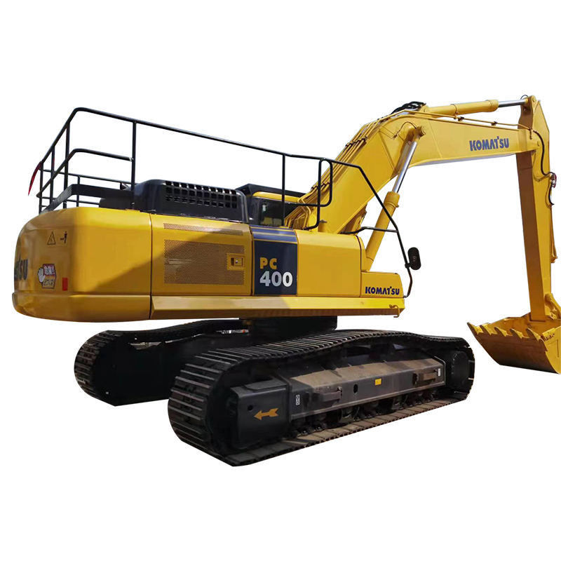 Λιγός χρόνος εργασίας Δεύτερο χέρι Komatsu PC400-7 Εκσκαφέας με τεχνική υποστήριξη βίντεο