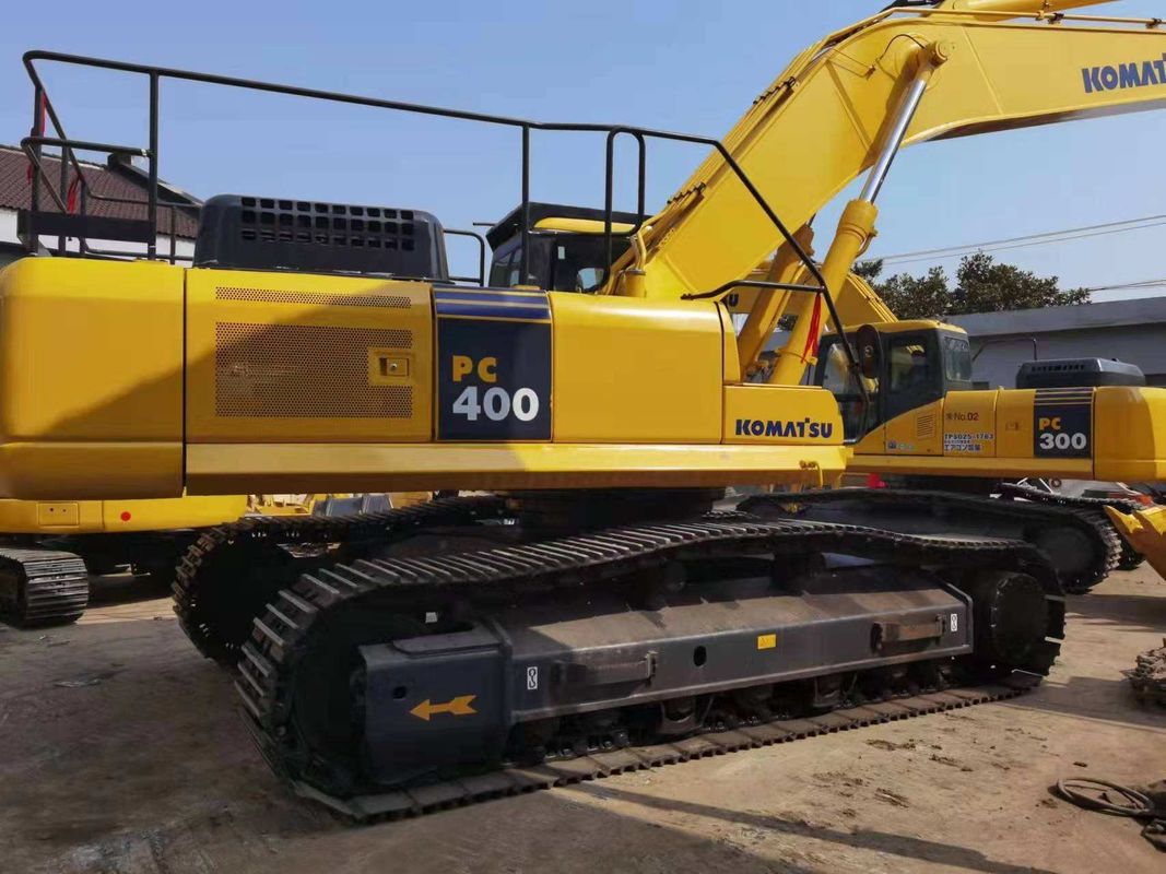 Λιγός χρόνος εργασίας Δεύτερο χέρι Komatsu PC400-7 Εκσκαφέας με τεχνική υποστήριξη βίντεο