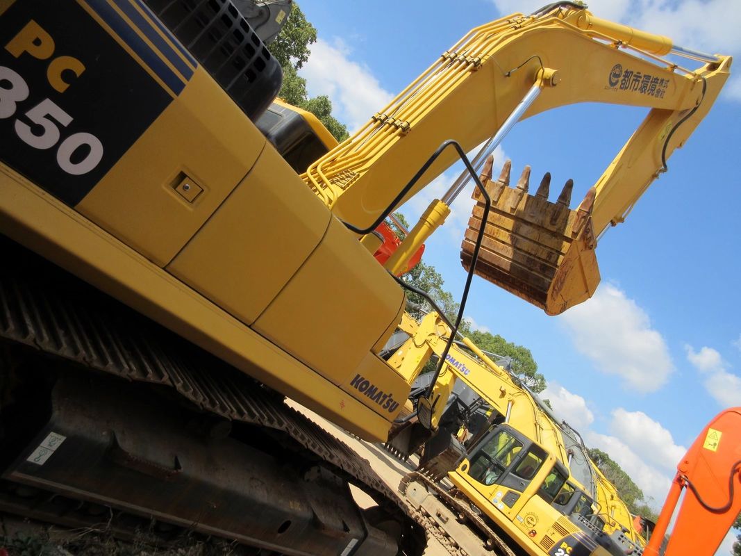 Ιαπωνική αρχική εκσκαφέας Komatsu PC350 με λειτουργικό βάρος 20000 στην Ιαπωνία