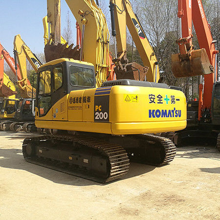 Κουβάς 0.9CBM Komatsu Χρησιμοποιούμενος εξοπλισμός εκσκαφής PC 200 Thumb Heavy Duty για βαριά εργασία