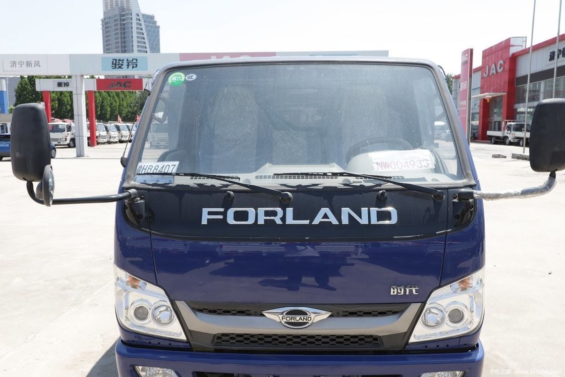Καύσιμο- 115HP FOTON φορτηγό απορριμμάτων για κατασκευές επιλογή LHD/RHD ≤100L χωρητικότητα δεξαμενής καυσίμου