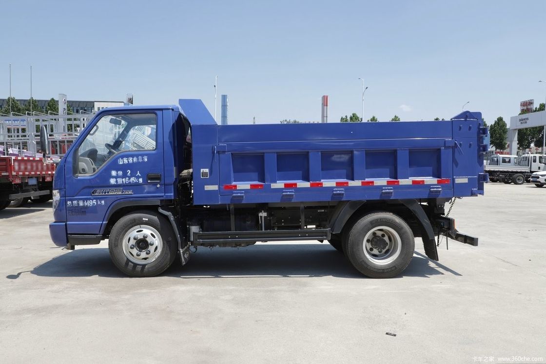 Καύσιμο- 115HP FOTON φορτηγό απορριμμάτων για κατασκευές επιλογή LHD/RHD ≤100L χωρητικότητα δεξαμενής καυσίμου