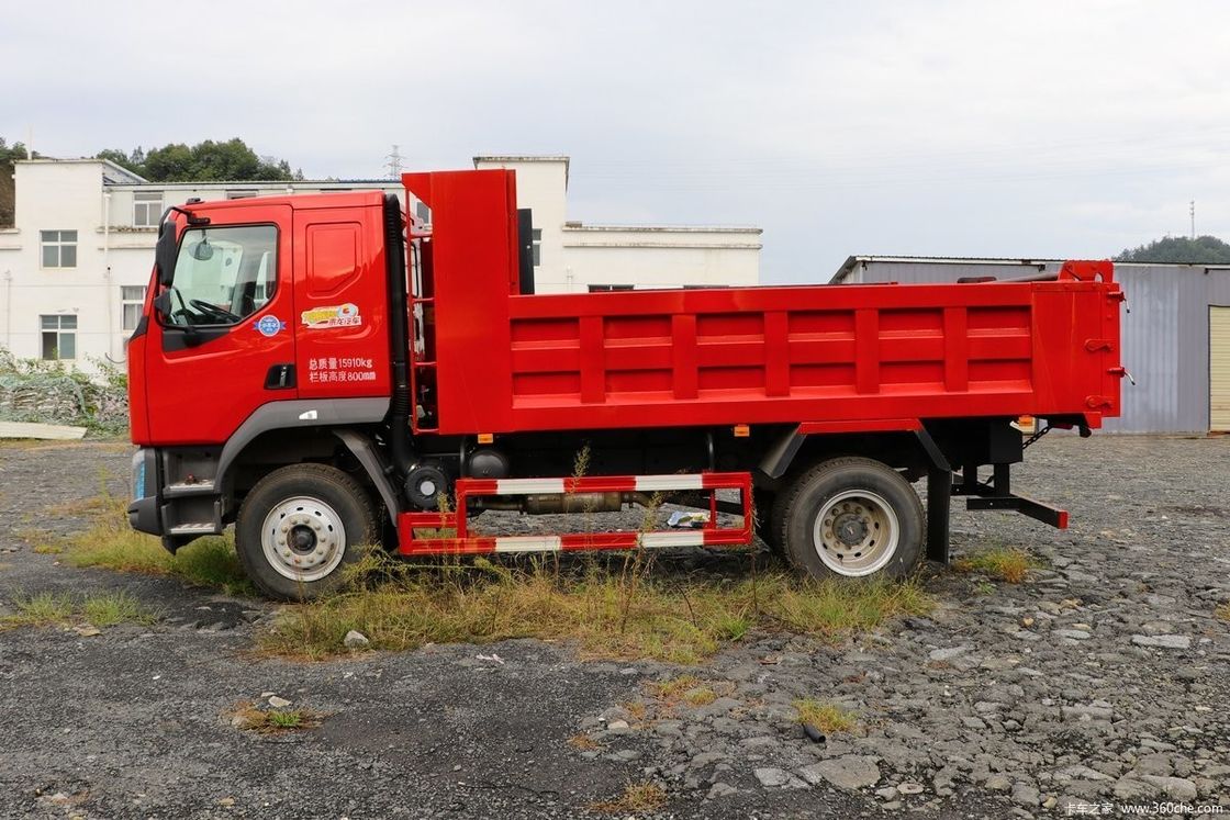 Αντίστροφη αλλαγή αριθμός 2 245HP Dongfeng 4x2 Dump Truck για την κατασκευή 15-20T