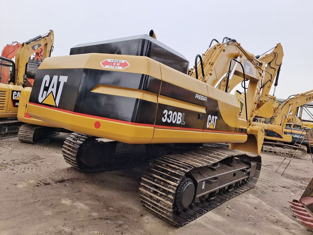 Εκσκαφέας 30 τόνων Χρησιμοποιούμενος εκσκαφέας υδραυλικός CAT 330B Crawler με χωρητικότητα κουβάς 2,1 m3