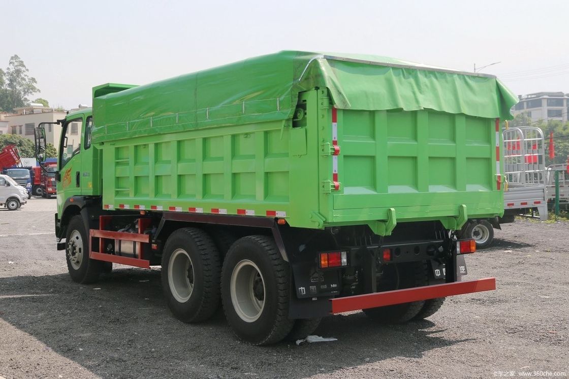 Σύστημα ESC 12 τροχών κινητήρας ντίζελ LHD RHD 6*4 φορτηγό απορριμμάτων με πρότυπο εκπομπών Euro 2