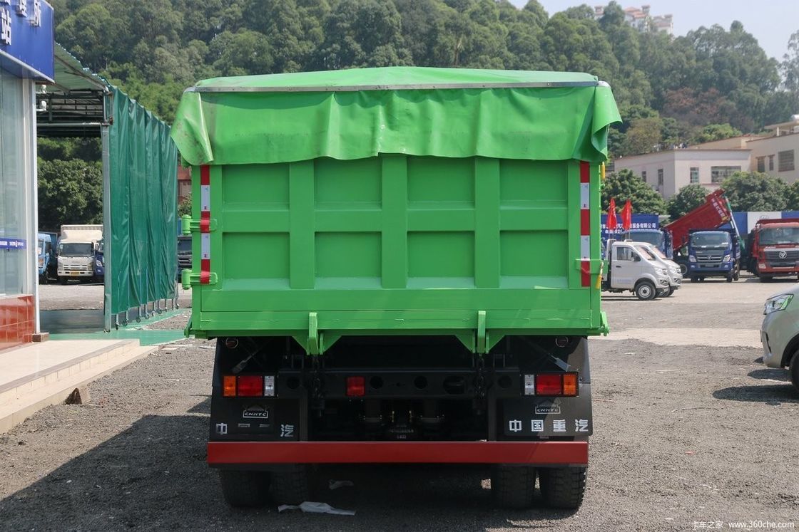 Σύστημα ESC 12 τροχών κινητήρας ντίζελ LHD RHD 6*4 φορτηγό απορριμμάτων με πρότυπο εκπομπών Euro 2