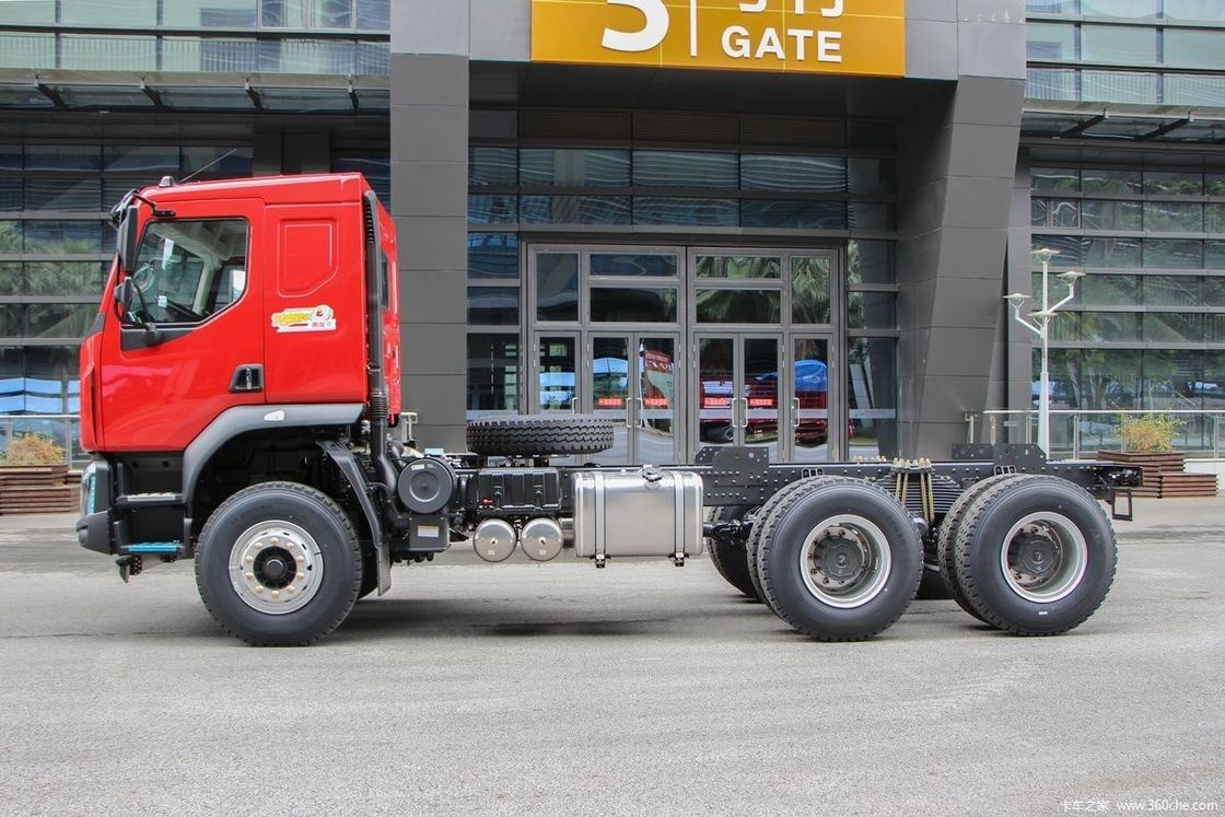 6x4 Dongfeng Dump Truck 300HP για κατασκευές Μέγεθος L x W x H mm 5921*7895*2545mm