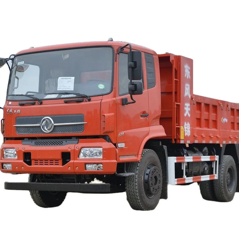 240HP Dongfeng Dump Truck 4x2 αριστερό χειριστήριο 2 επιβάτες τέλεια για κατασκευή