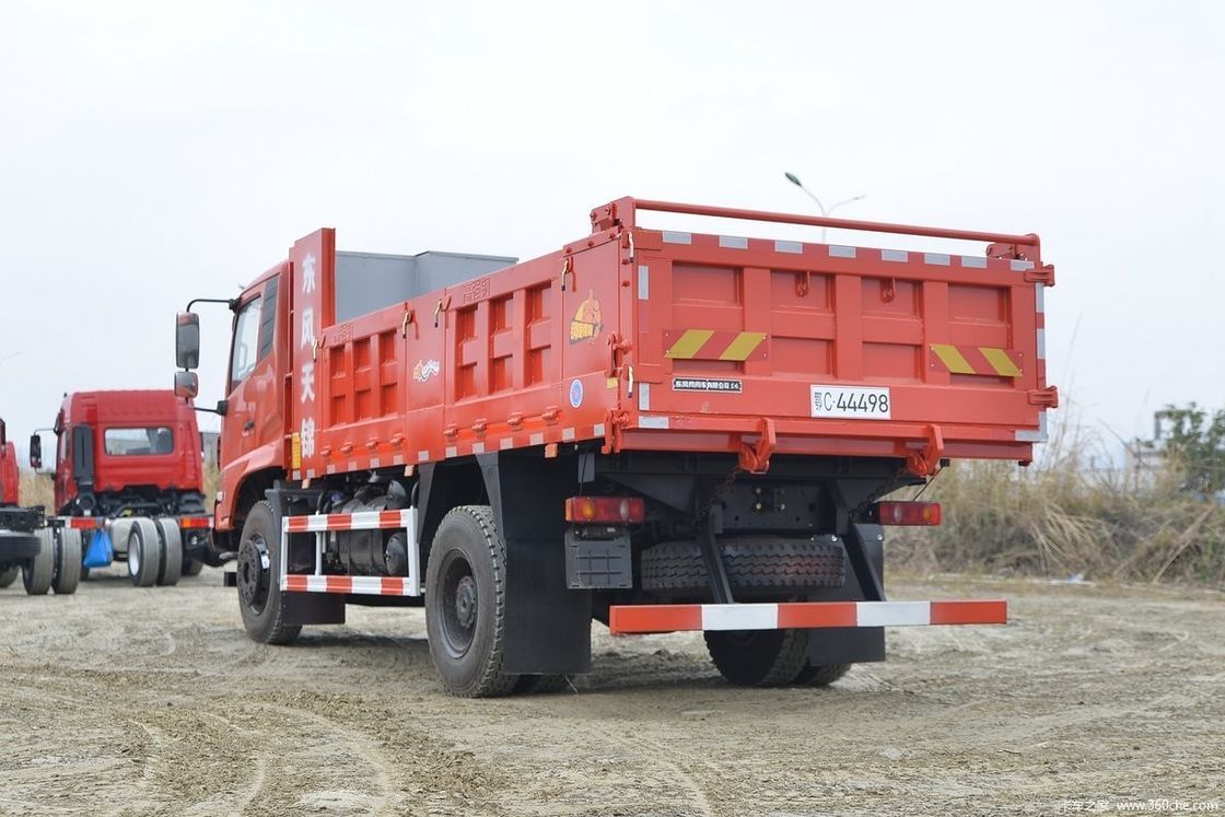 240HP Dongfeng Dump Truck 4x2 αριστερό χειριστήριο 2 επιβάτες τέλεια για κατασκευή