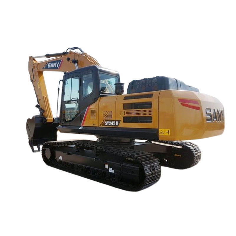 SANY SY245H 24 τόνων Χρησιμοποιούμενο Excavator Crawler στο εργοστάσιο παραγωγής με κίτρινο χρώμα