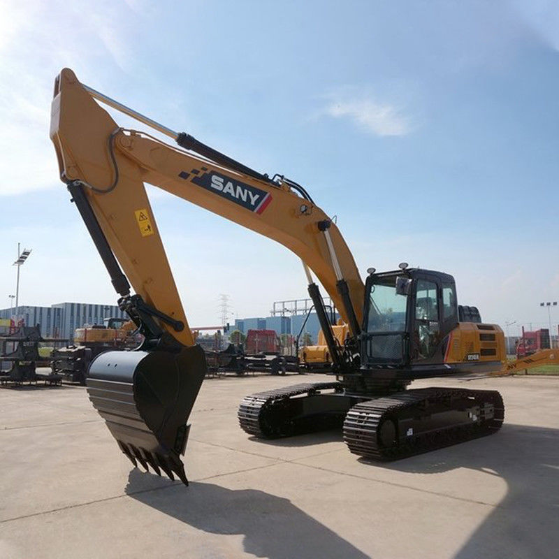 SANY SY245H 24 τόνων Χρησιμοποιούμενο Excavator Crawler στο εργοστάσιο παραγωγής με κίτρινο χρώμα