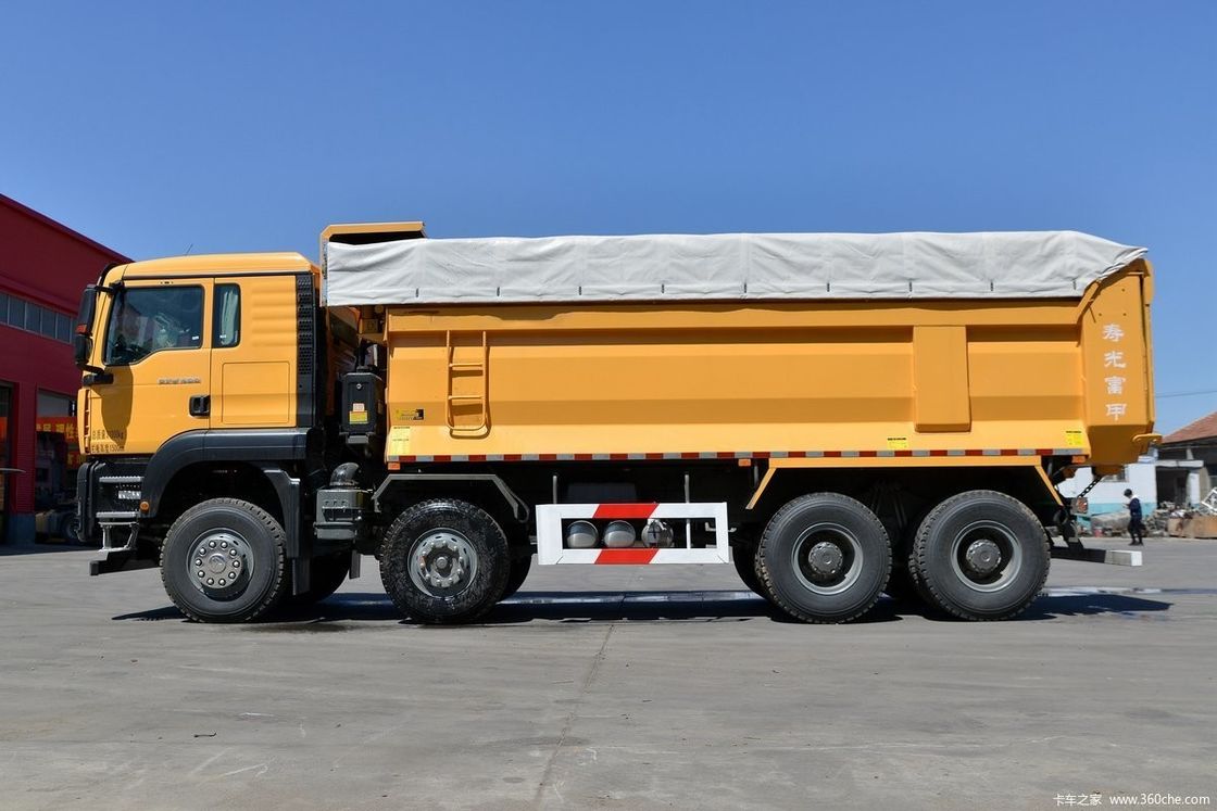 16 τόνων χωρητικότητα φόρτωσης SITRAK G7W 8x4 400HP φορτηγό βυθό με κατεβάστρα χωρίς ρυθμιστικό ταχύτητας
