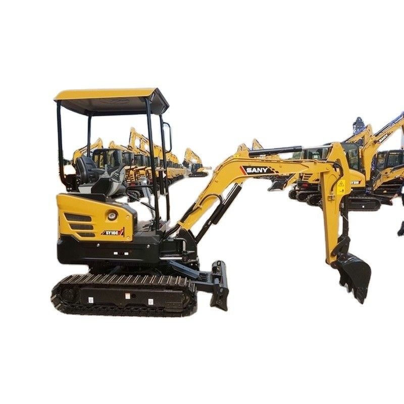 1850kg 1 τόνος SY16C Mini Excavator με κινητήρα Yanmar και μοναδικό σημείο πώλησης