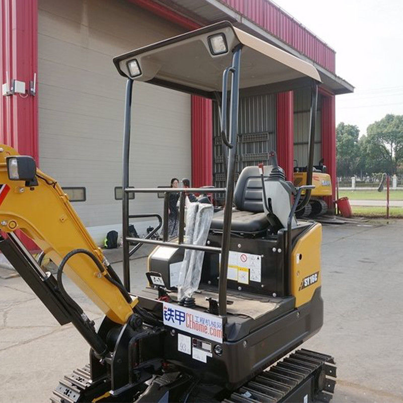 1850kg 1 τόνος SY16C Mini Excavator με κινητήρα Yanmar και μοναδικό σημείο πώλησης