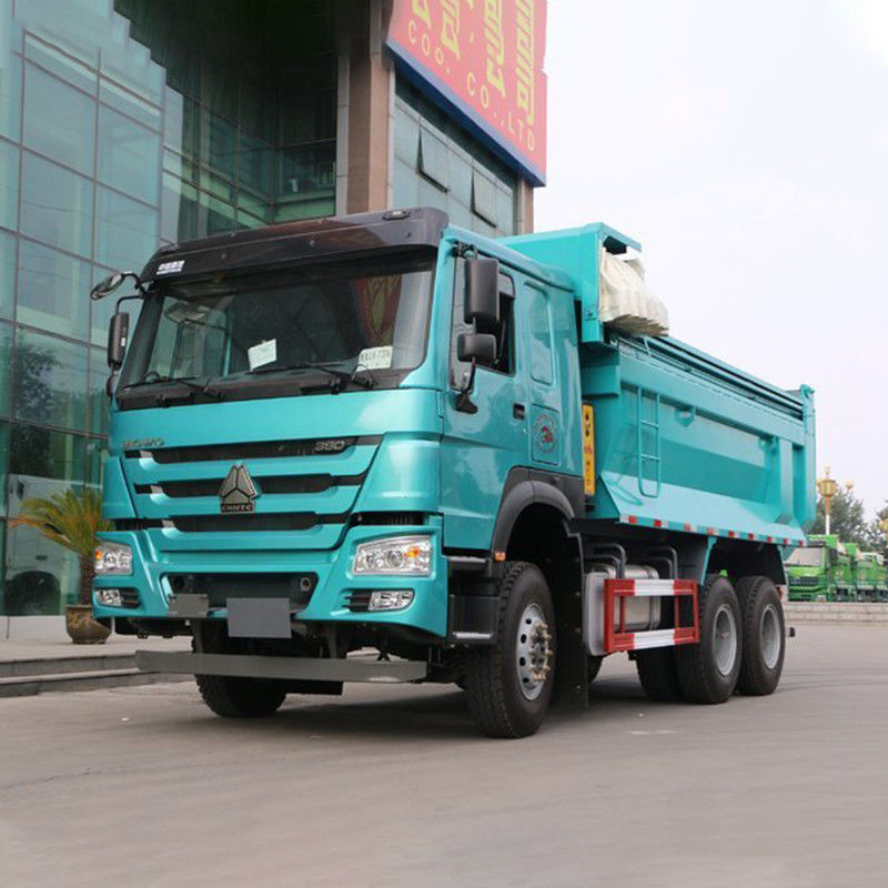 Χρησιμοποιούμενο HOWO 6x4 LHD 380HP 25 τόνων φορτηγό τύππερ φορτηγό σκουπιδιών για τις ανάγκες μεταφοράς σας