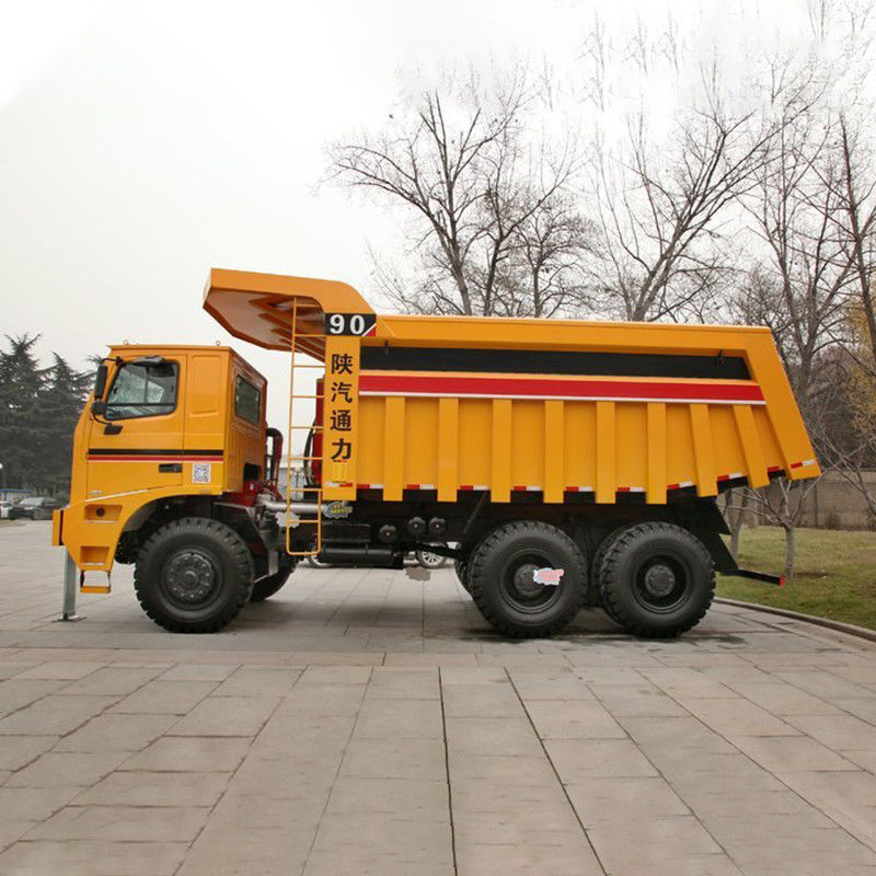 6x6 τροχός οδήγησης βαρύ φορτίο 40 τόνων XDA40 Τεχνητήρα εξόρυξης Συνδεδεμένο φορτηγό απορριμμάτων για λατομείο