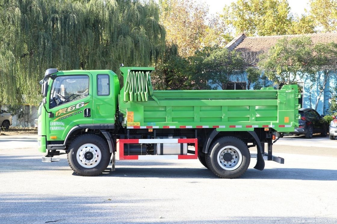 200HP FAW 4x2 φορτηγό βυθό με χειροκίνητη μετάδοση και δεξαμενή καυσίμου μεγάλης χωρητικότητας