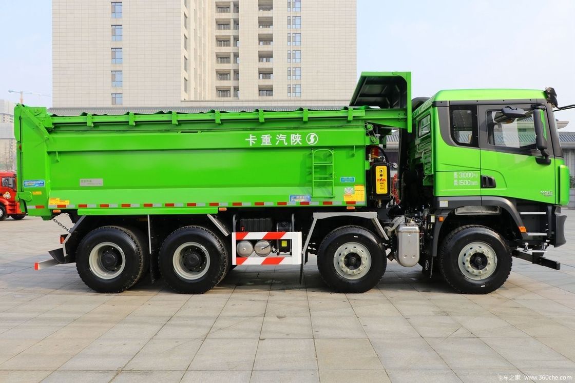 30 τόνων Sinotruk Shacman Dump Truck 340hp 8X4 Τάκκος δεξαμενής φορτίου 6.2-8m FAST 10JSD180 μετάδοση