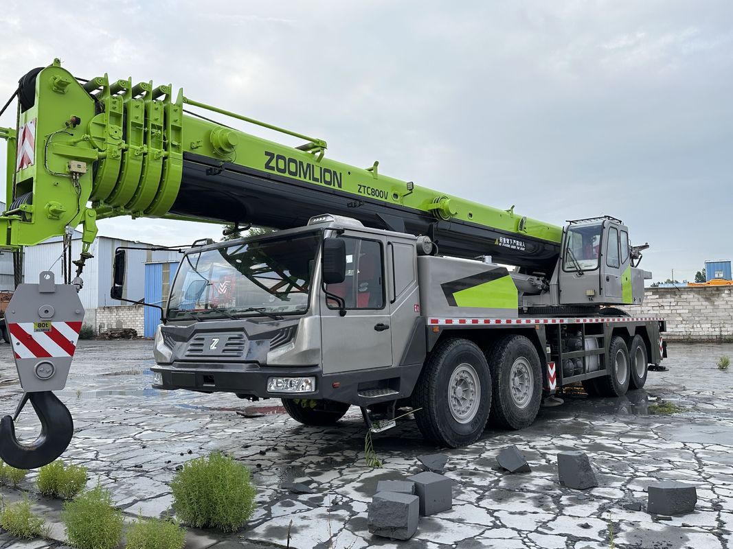 Καλή κατάσταση κτίριο 80 τόνων Zoomlion γερανό φορτηγό Χρησιμοποιούμενο γερανό Max. Υψόμετρο ανύψωσης Άλλα