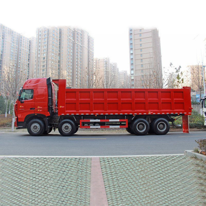 HOWO Sinotruck 8*4 Drive Dump Truck για Μηχανικές Μεταφορές Εγχειρησιακό κλιματιστικό