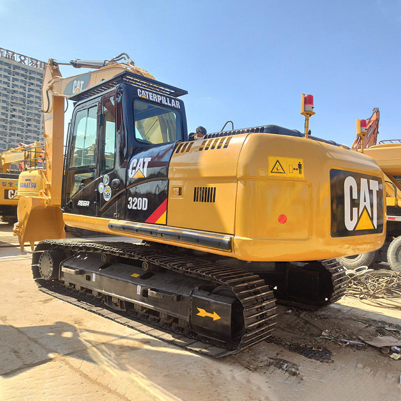 Χρησιμοποιούμενη εκσκαφέας 20 τόνων CAT 320D με δεξαμενή καυσίμου 410L και χωρητικότητα κουβάς 1m3