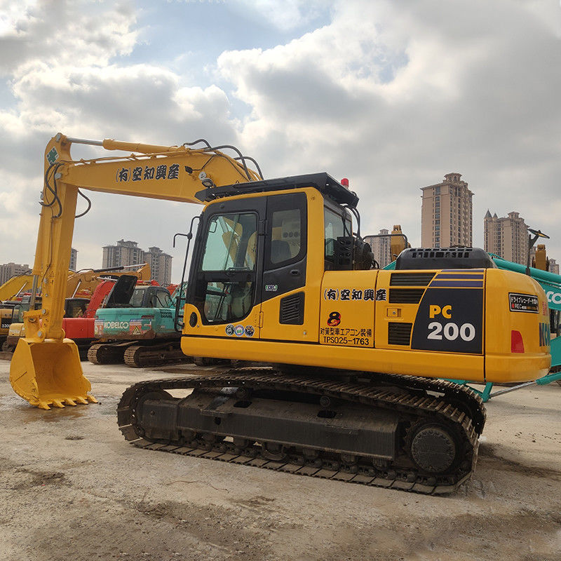 Χρησιμοποιούμενος εξορυκτής Komatsu PC200-8 υδραυλικός εξορυκτής 22 τόνων άλλο υδραυλικό αντλία