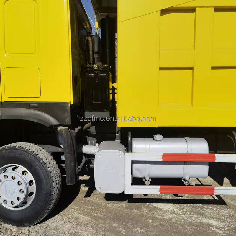 ABS Ναι Πλήρως ανακαινισμένο Sinotruck Howo 371hp 8x4 24 κυβικά μέτρα ελαστικό φορτηγού απορριμμάτων 12.00R20