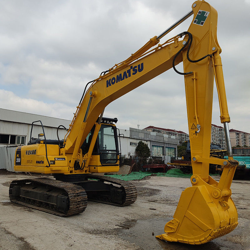 400L δεξαμενή καυσίμου 22 τόνων 20 τόνων Komatsu PC200-8 Excavator Crawler για έργα μεταφοράς γης